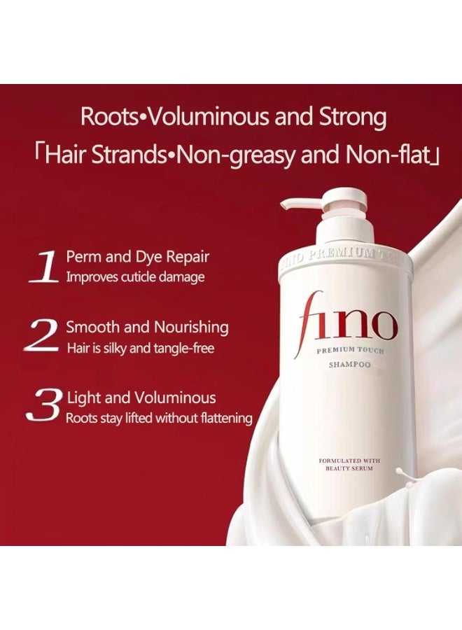 شامبو شيسيدو فينو بريميوم تاتش - تركيبة غنية بسيروم الجمال، 550 مل - Image 2